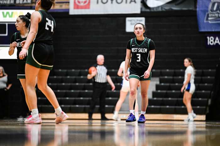 South Medford West Salem 6A Oregon girls basketball quarterfinal Naji Saker -68